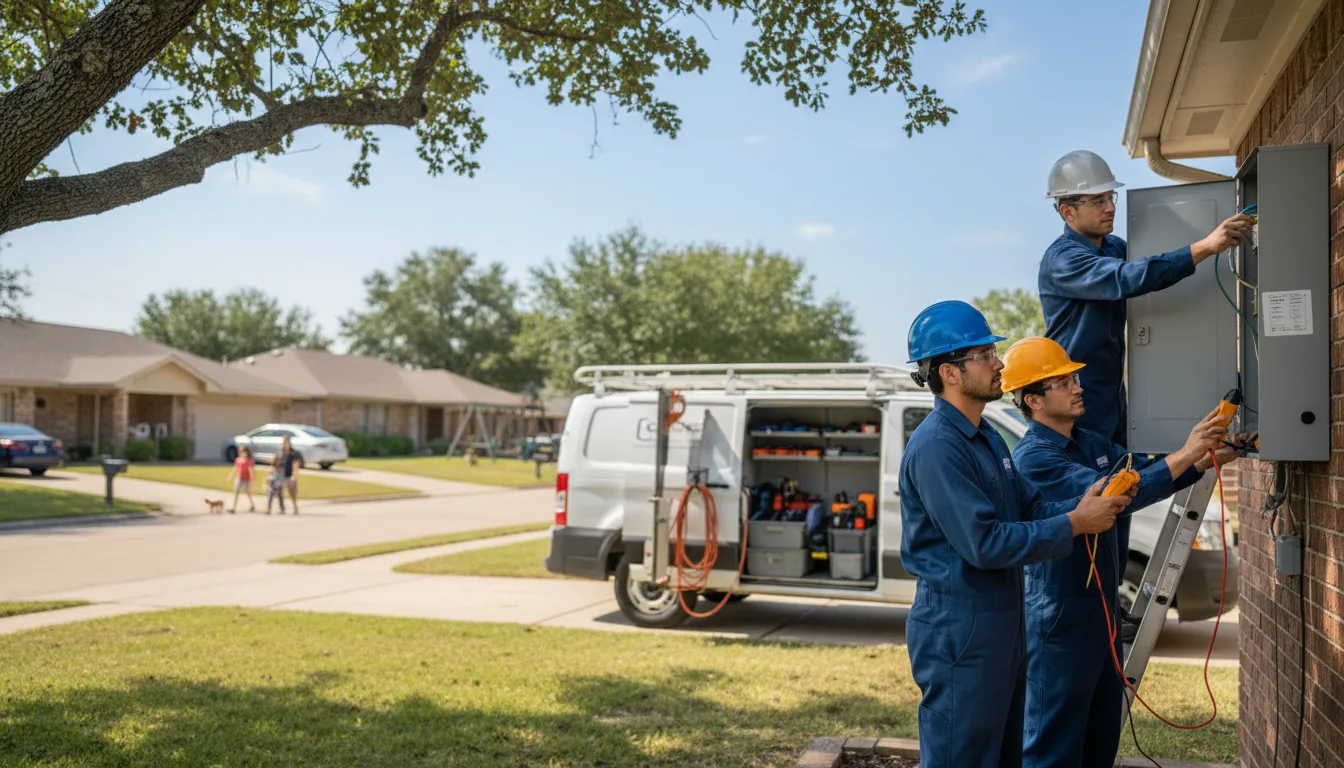 Certified electrician providing emergency electrical services in Sugar Run, PA